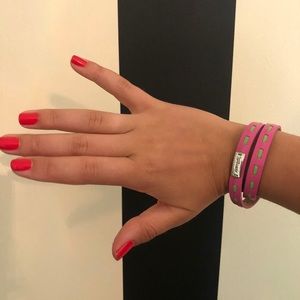 GUESS leather wrap bracelet